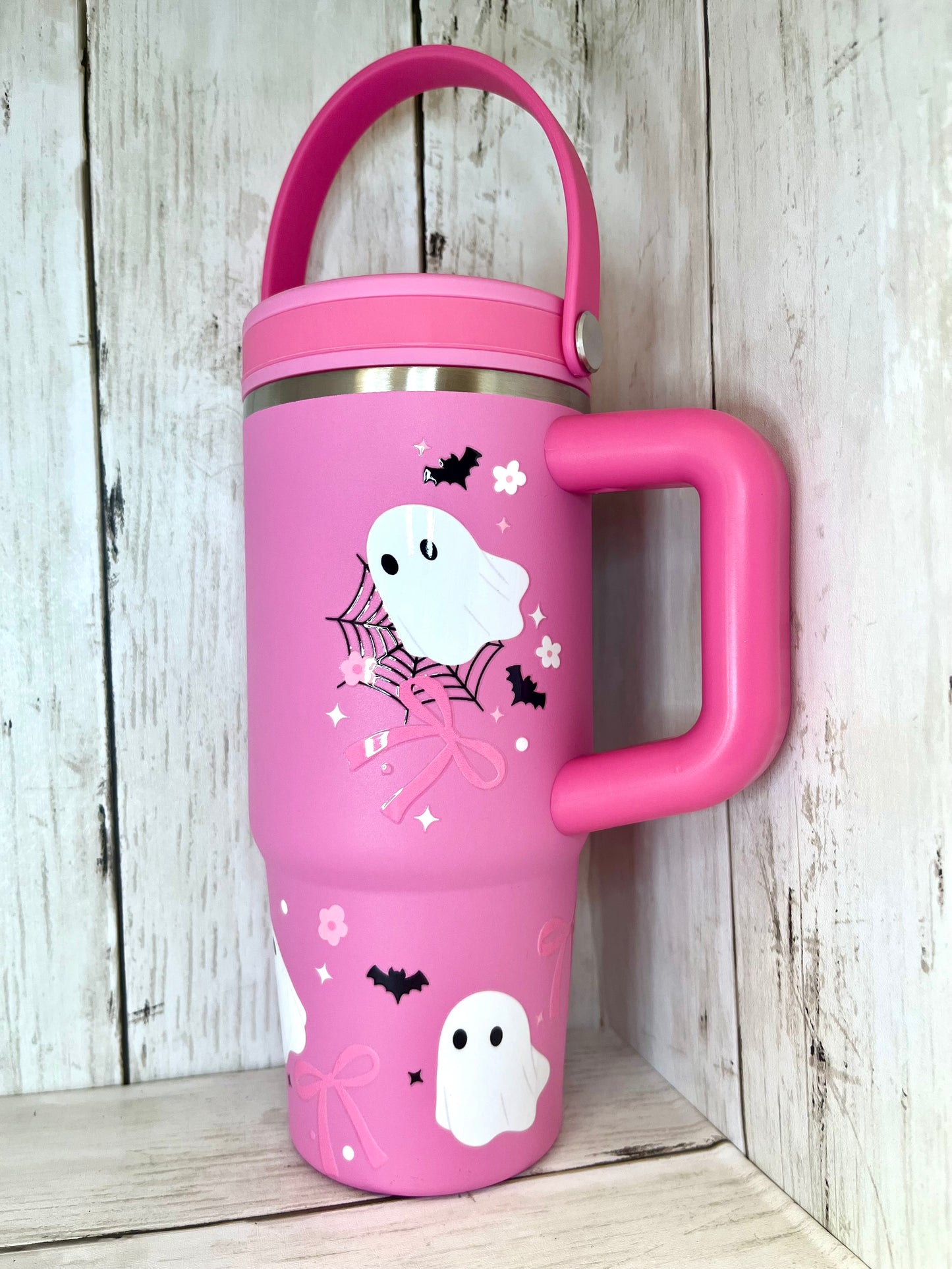 RTS {Pink Halloween} 20oz Tumbler