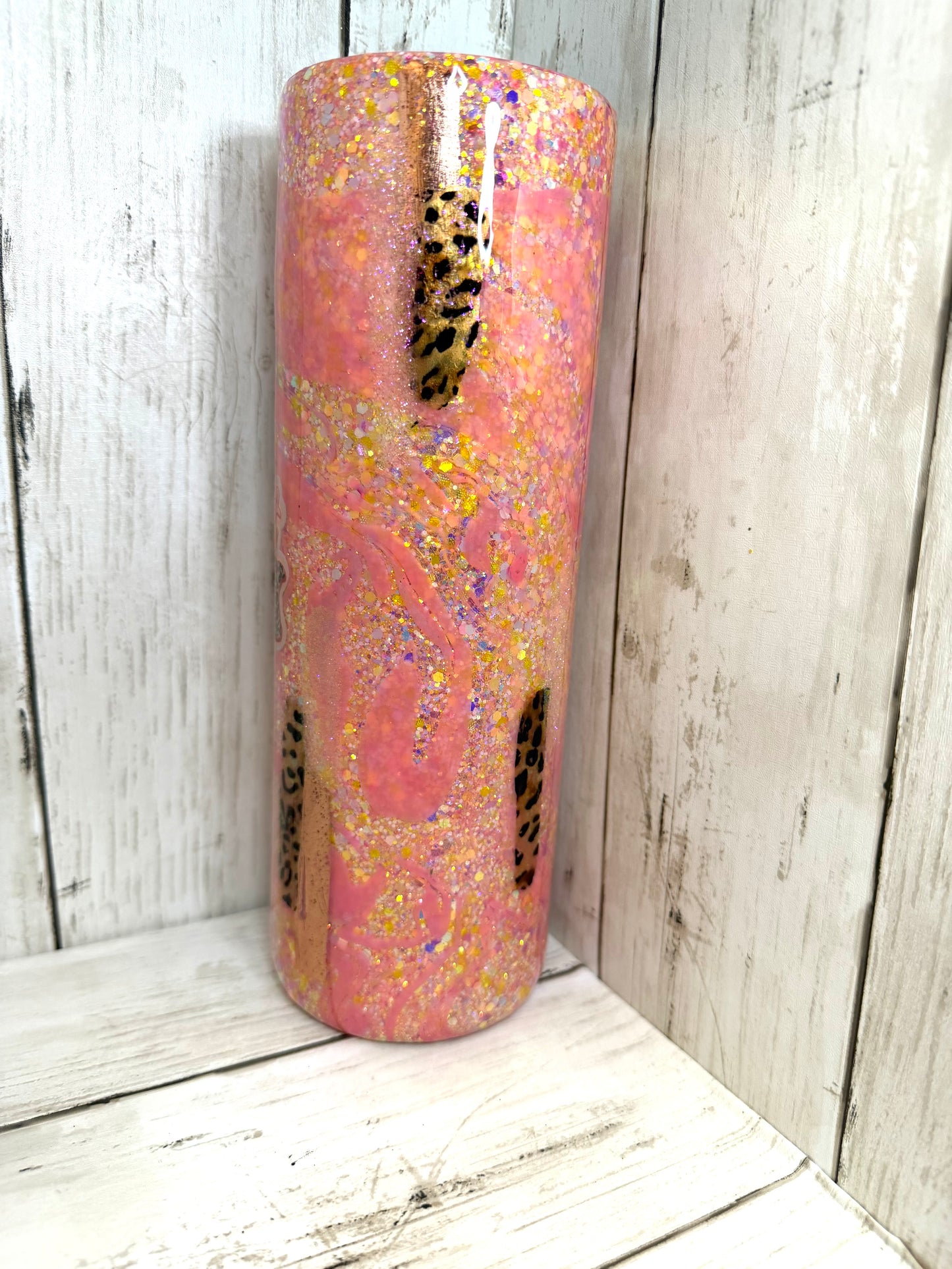 RTS {Just Peachy Hydro Dip} 30oz Tumbler