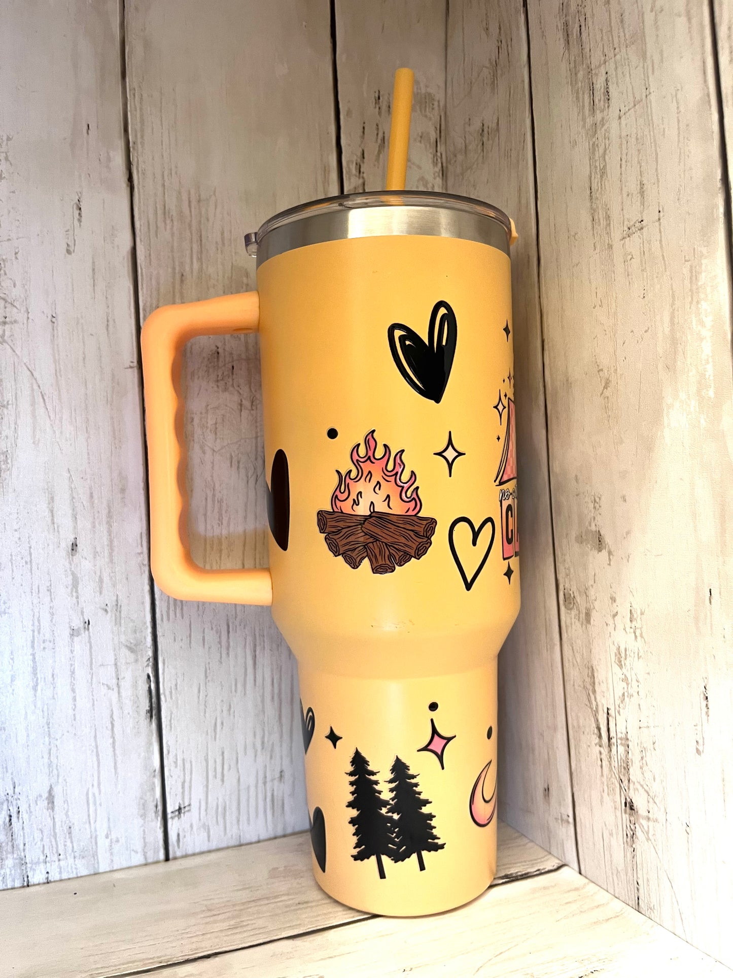 RTS {Just Camping Nights} 40oz Tumbler