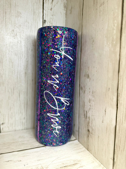 RTS {Floral You are Brave} 20oz Tumbler