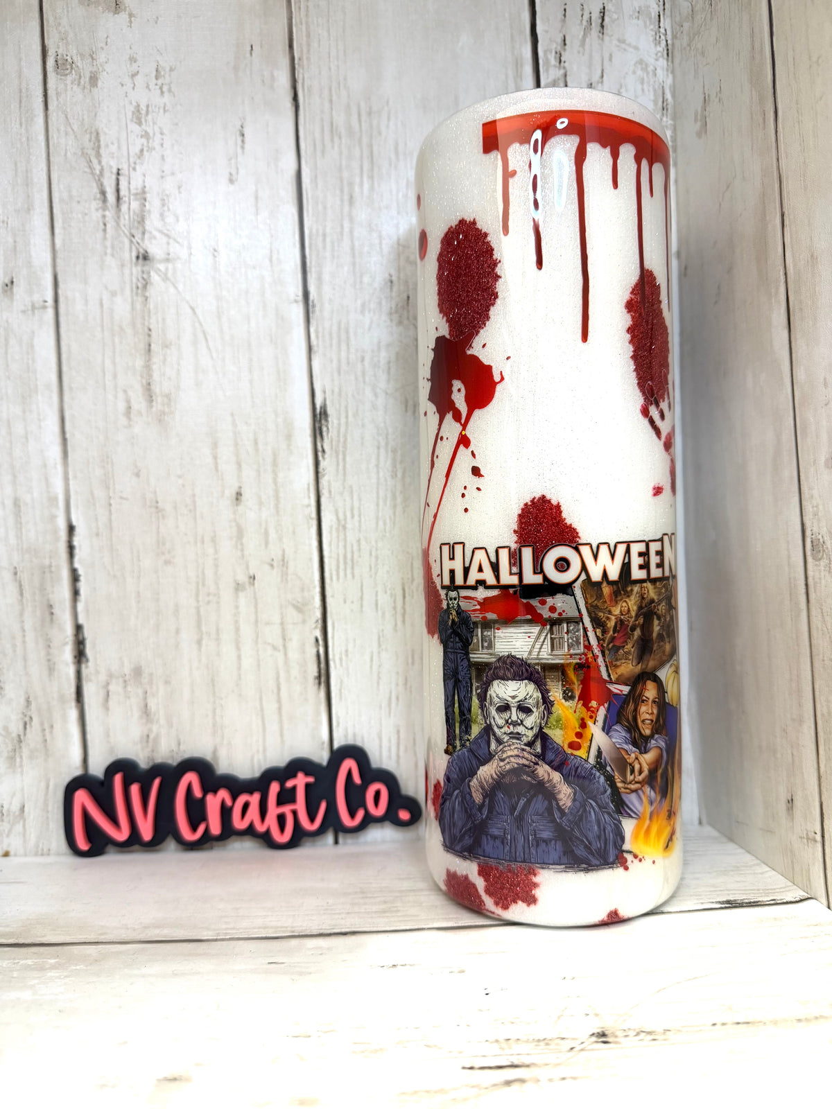RTS {Horror Vibes} 30oz Tumbler