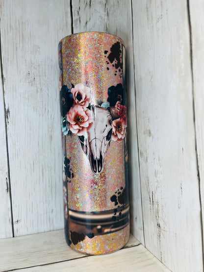 RTS {Cow Print Sin} 30oz Tumbler