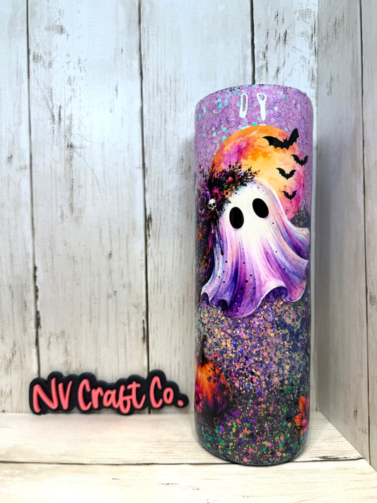 RTS {Spooky Cute Ghost} 30oz Tumbler