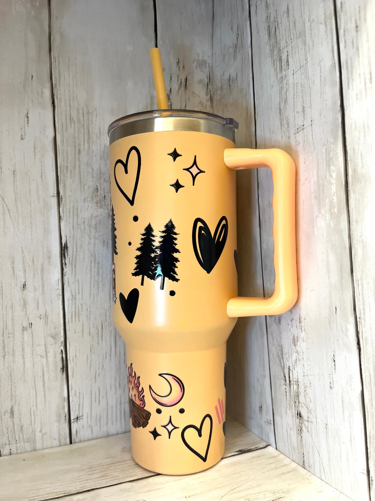 RTS {Just Camping Nights} 40oz Tumbler