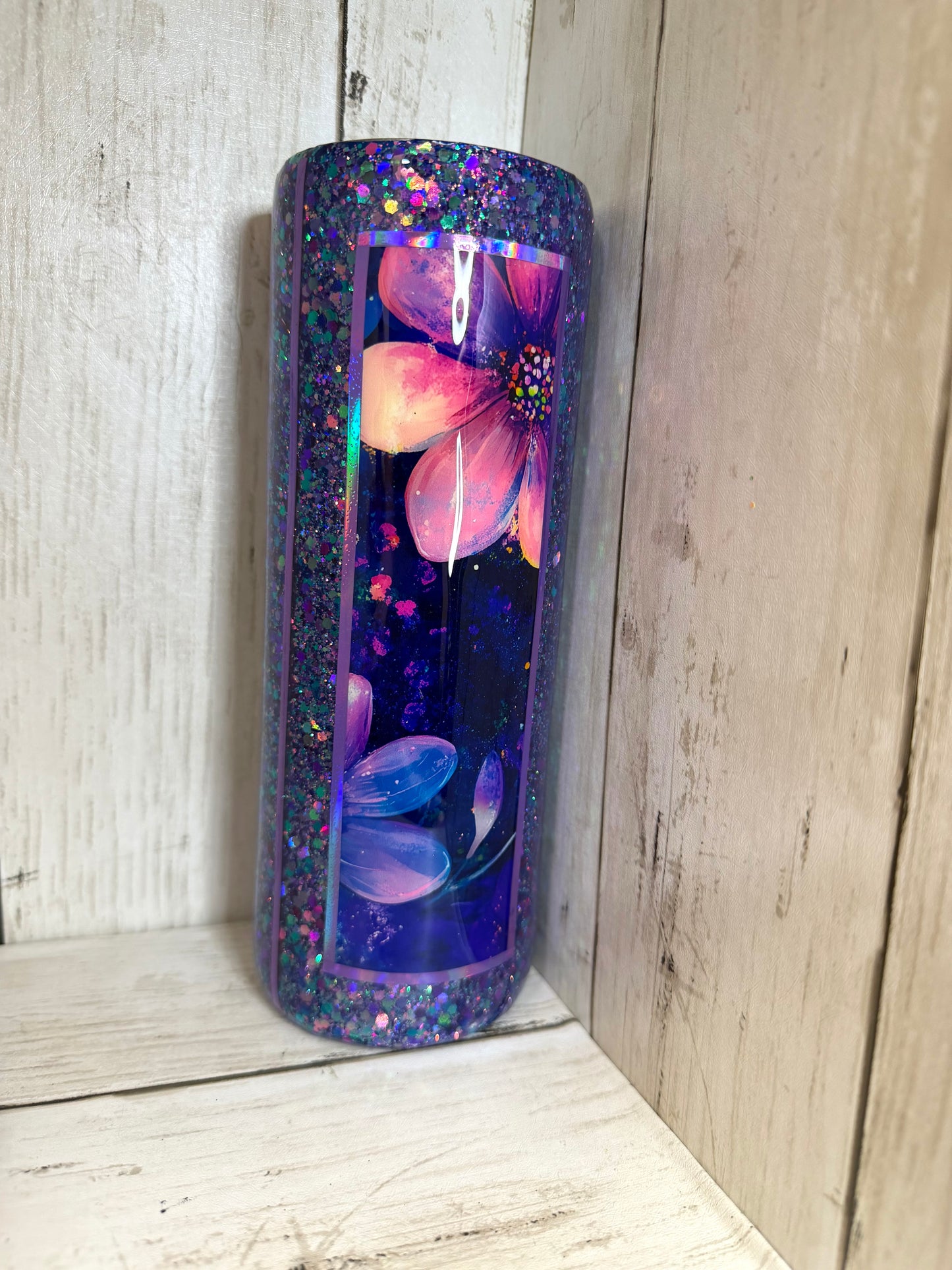 RTS {Floral You are Brave} 20oz Tumbler